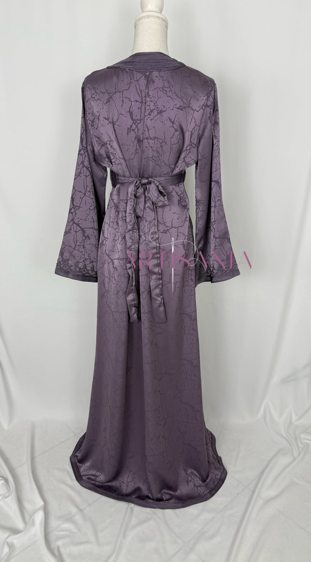 Caftan marocain modèle "Najwa" - tissu Kamkha collection Été 2026 ☀️