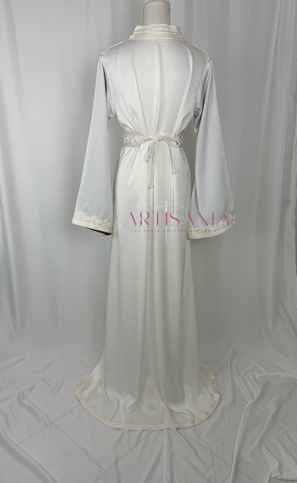 Caftan marocain  en drap de soie - modèle Nour🪡