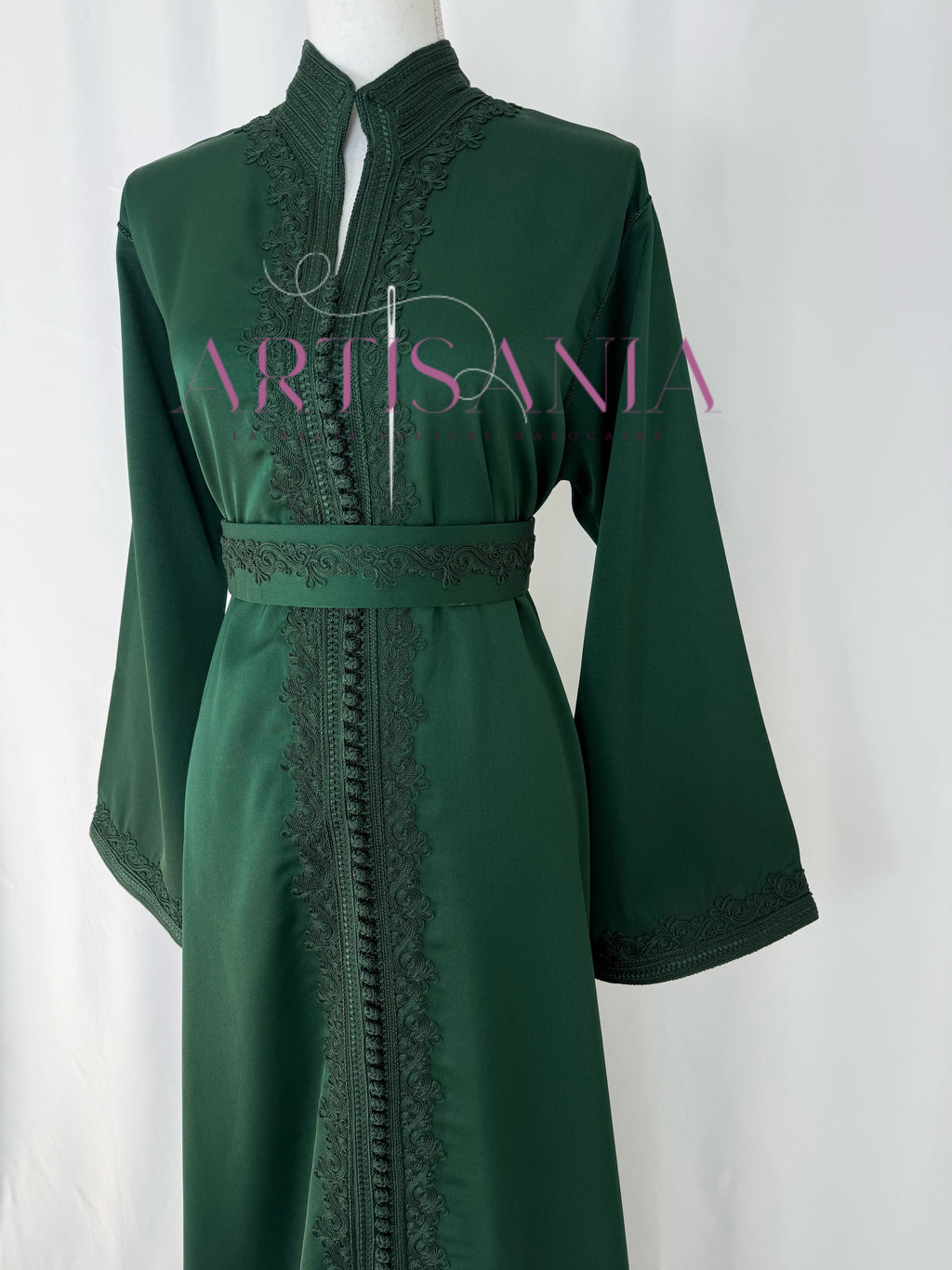 Caftan marocain  en drap de soie - modèle Nour🪡