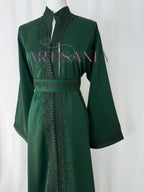 Caftan marocain  en drap de soie - modèle Nour🪡