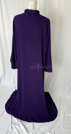 Caftan marocain avec cape modèle Ihsanne – Élégance et légèreté