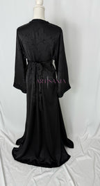 Caftan marocain modèle "Najwa" - tissu Kamkha collection Été 2026 ☀️