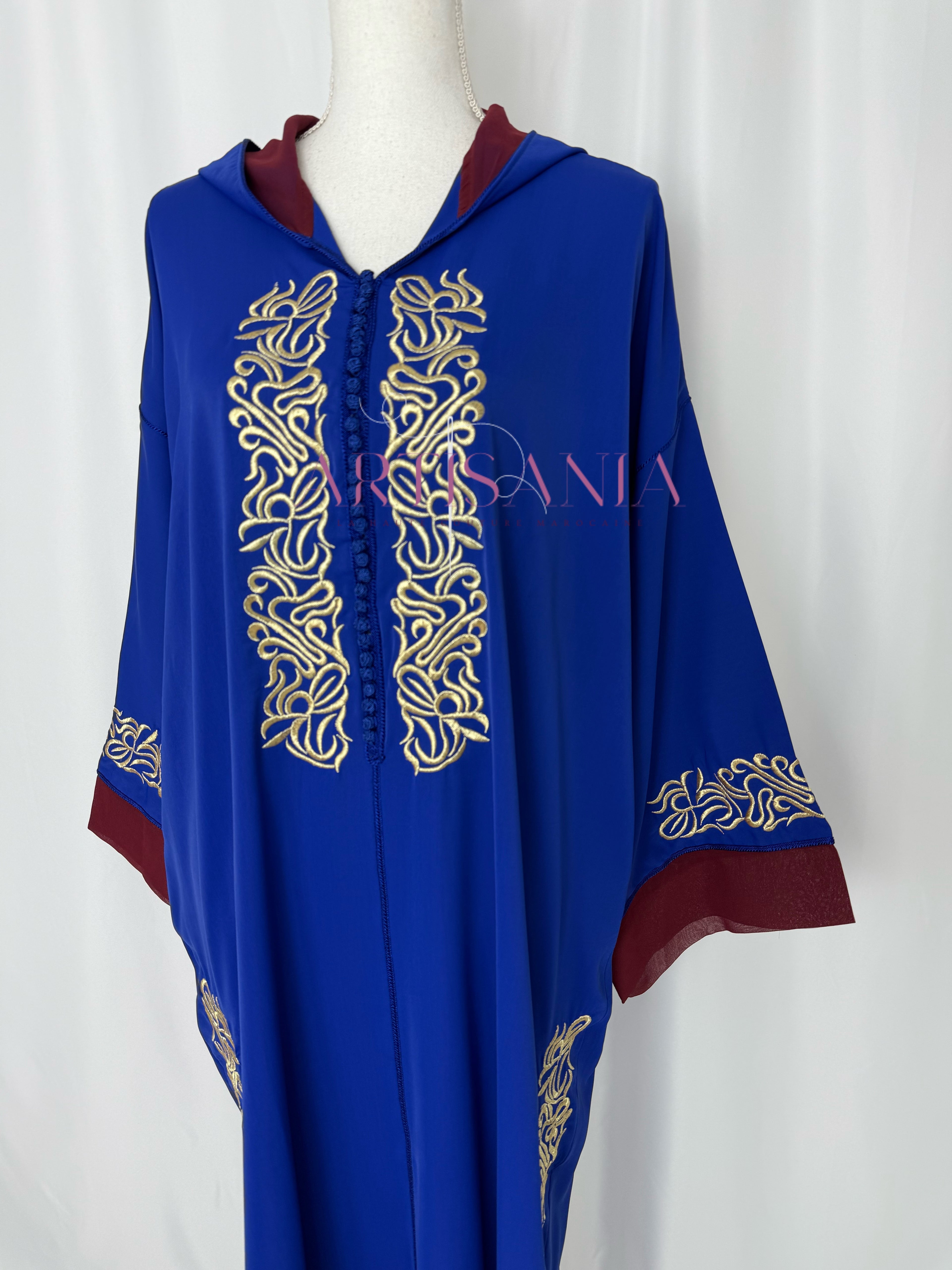 Jellaba marocaine une pièce - modèle Layal