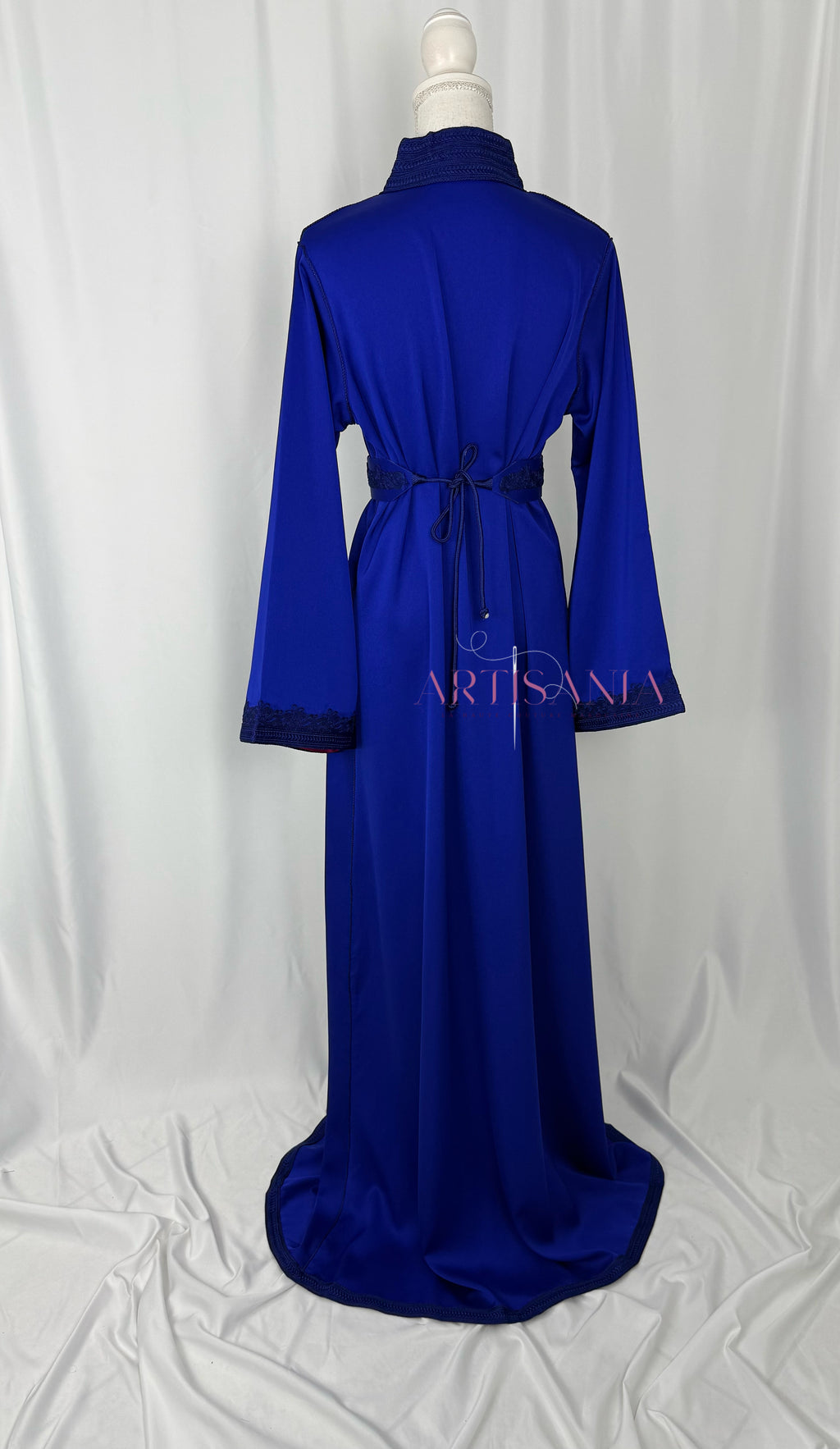 Caftan marocain  en drap de soie - modèle Nour🪡
