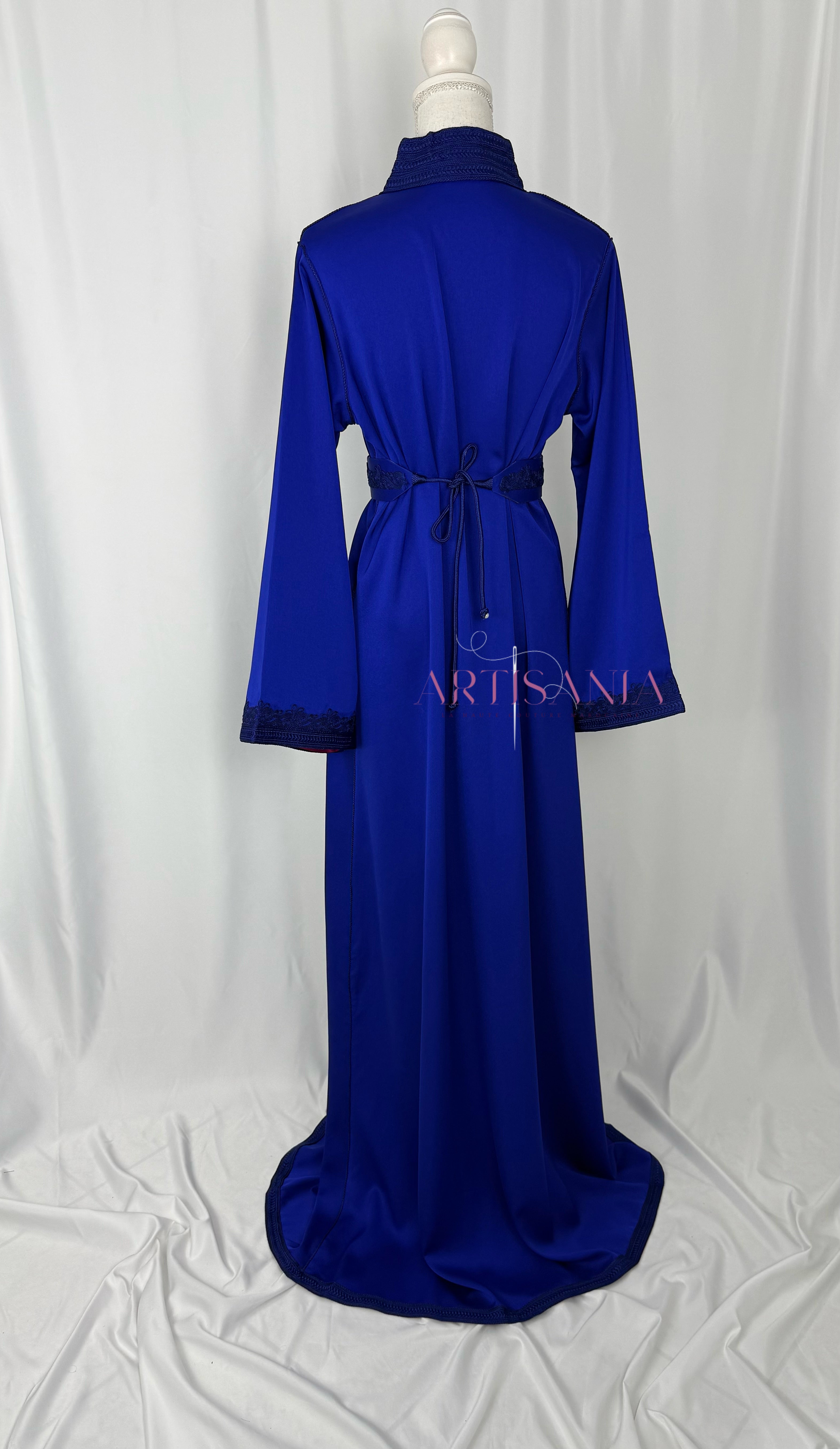 Caftan marocain  en drap de soie - modèle Nour🪡