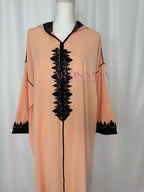 Jellaba marocaine une pièce - modèle Layal avec châle (offert)