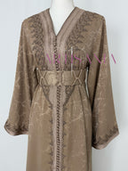 Caftan marocain modèle "Najwa" - tissu Kamkha collection Été 2026 ☀️
