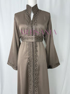 Caftan marocain  en drap de soie - modèle Nour🪡