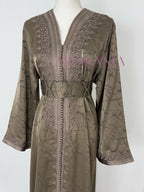 Caftan marocain modèle "Najwa" - tissu Kamkha collection Été 2026 ☀️