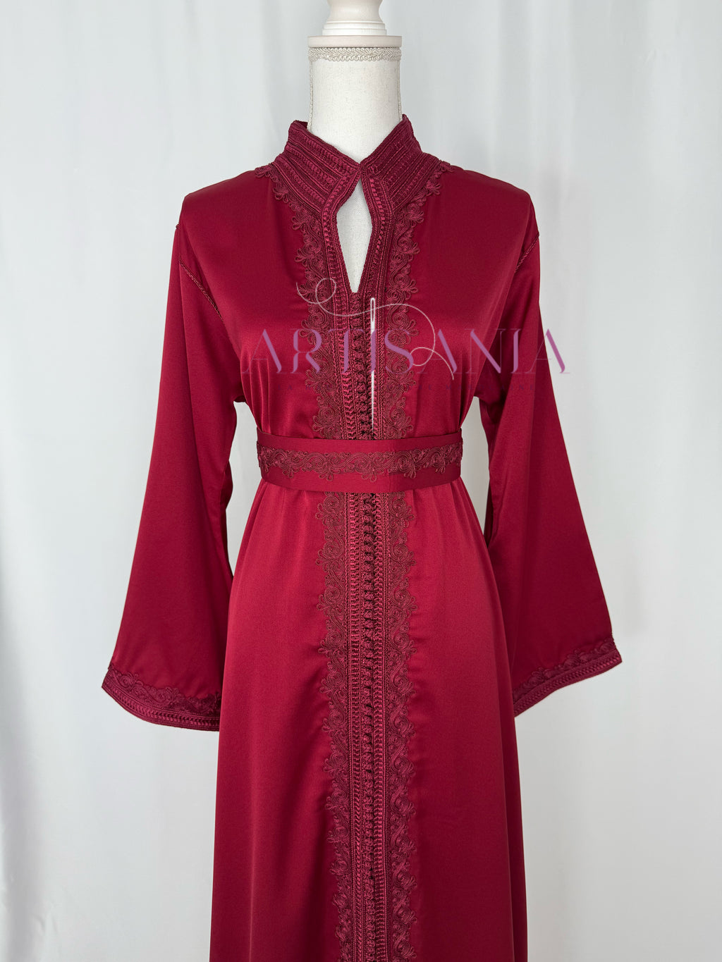 Caftan marocain  en drap de soie - modèle Nour🪡
