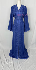 Caftan marocain modèle "Najwa" - tissu Kamkha collection Été 2026 ☀️