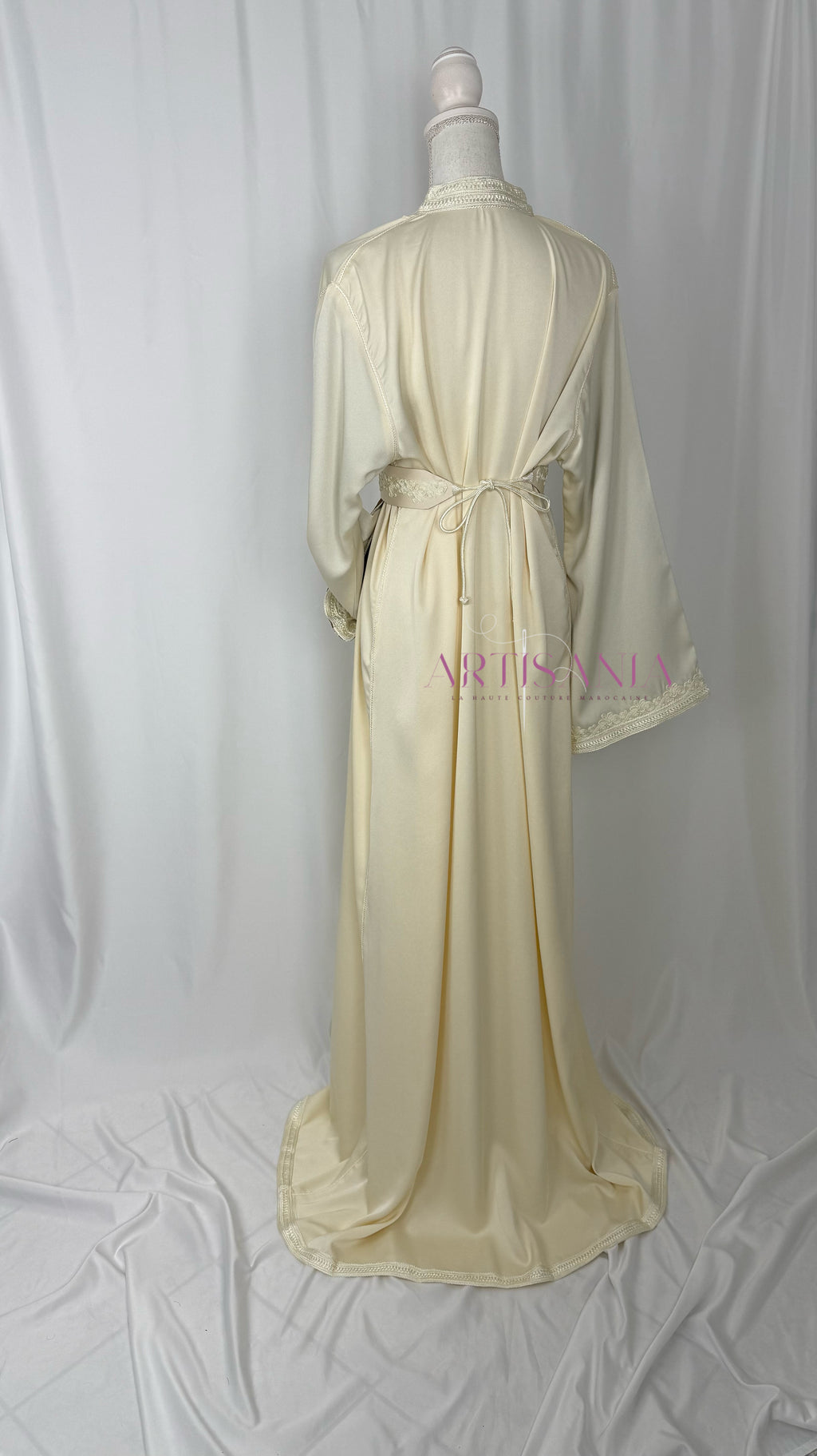 Caftan marocain  en drap de soie - modèle Nour🪡