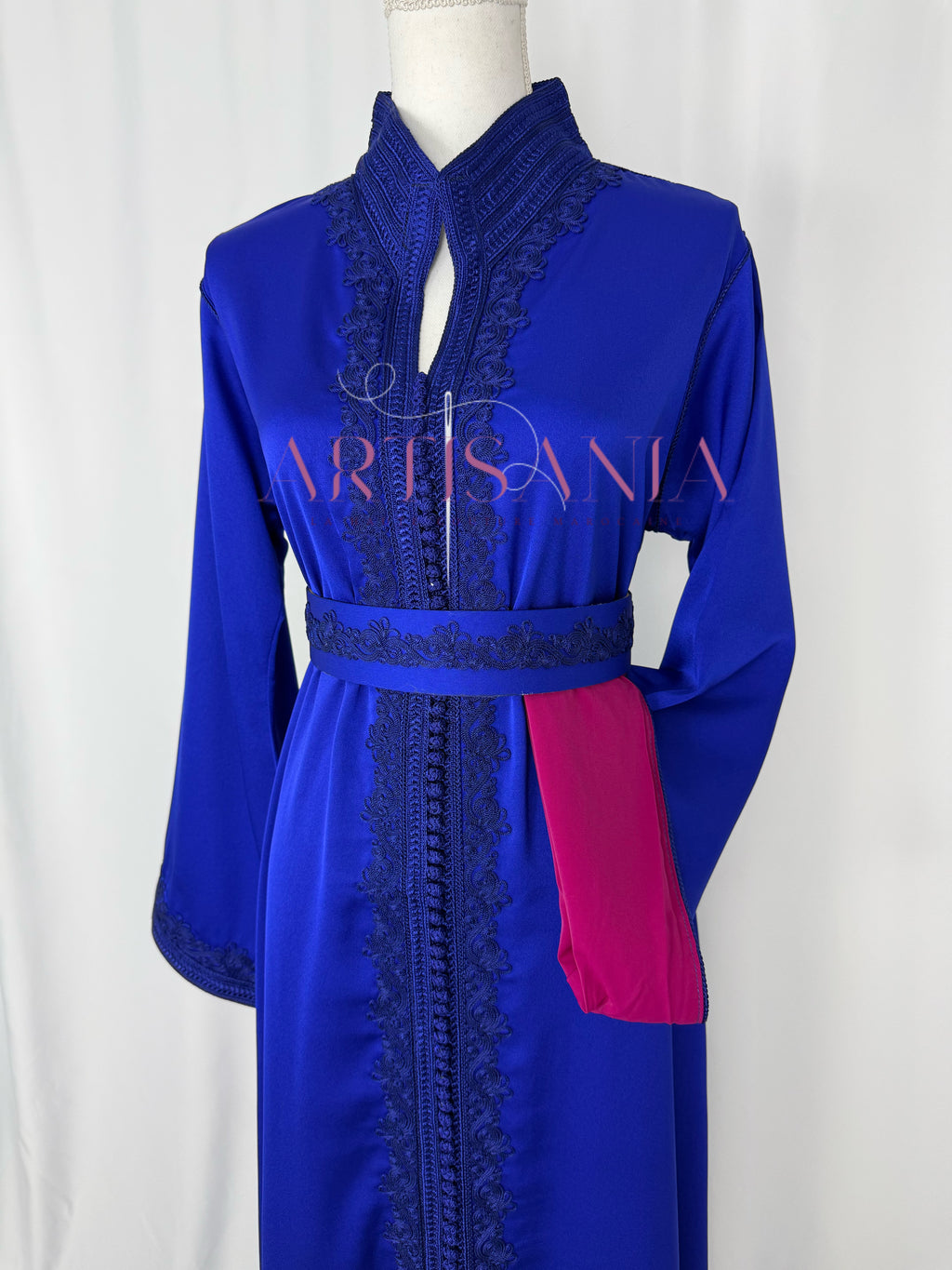 Caftan marocain  en drap de soie - modèle Nour🪡