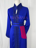 Caftan marocain  en drap de soie - modèle Nour🪡