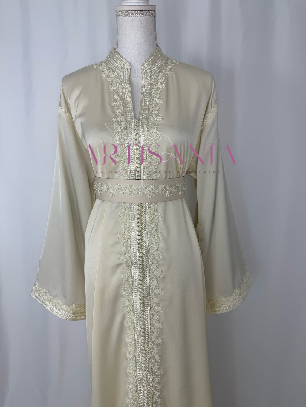 Caftan marocain  en drap de soie - modèle Nour🪡