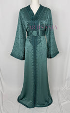 Caftan marocain modèle "Najwa" - tissu Kamkha collection Été 2026 ☀️