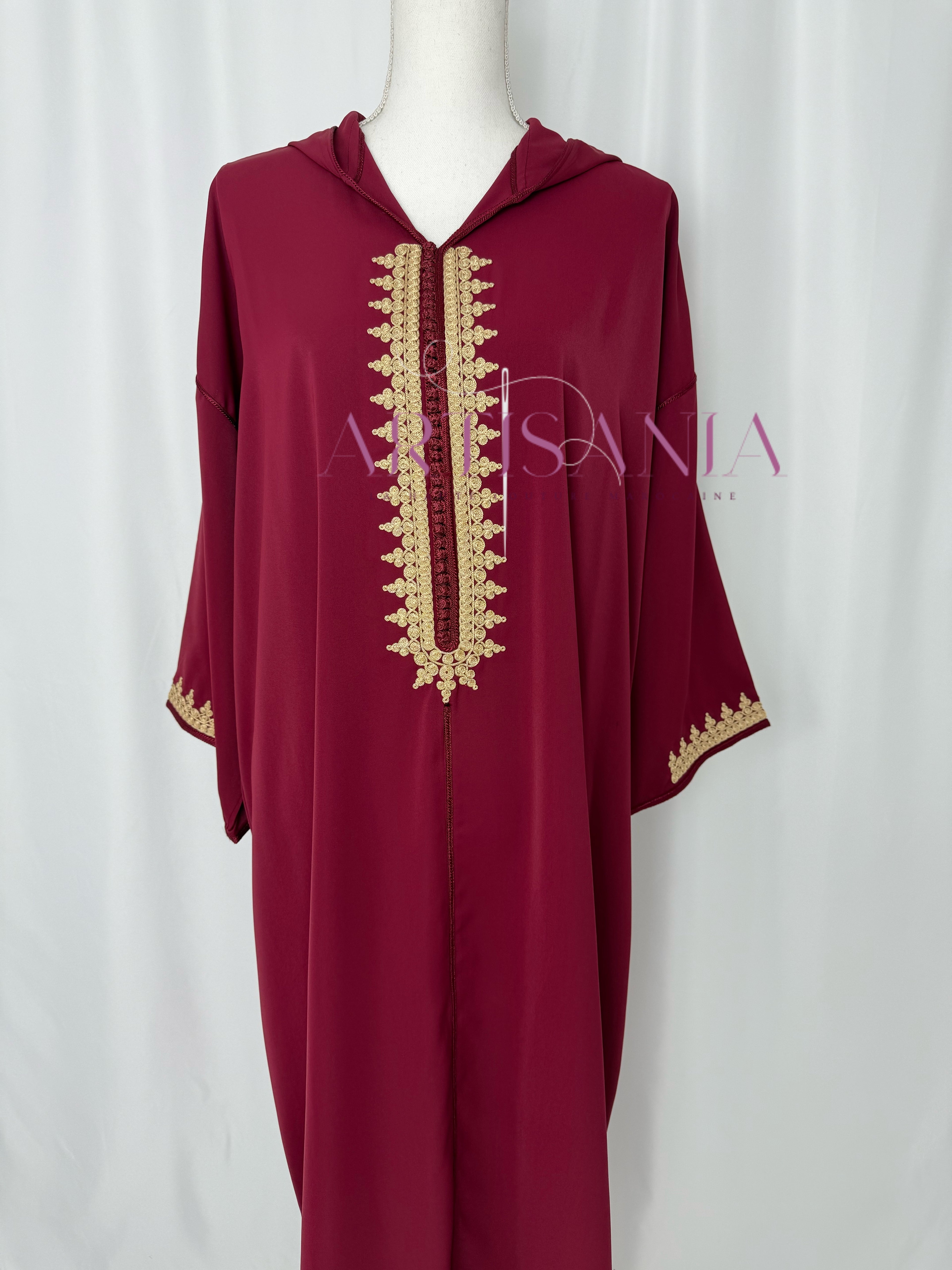 Jellaba marocaine une pièce - modèle Layal