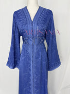 Caftan marocain modèle "Najwa" - tissu Kamkha collection Été 2026 ☀️