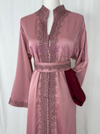 Caftan marocain  en drap de soie - modèle Nour🪡