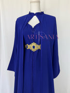 Caftan marocain avec cape modèle Ihsanne – Élégance et légèreté