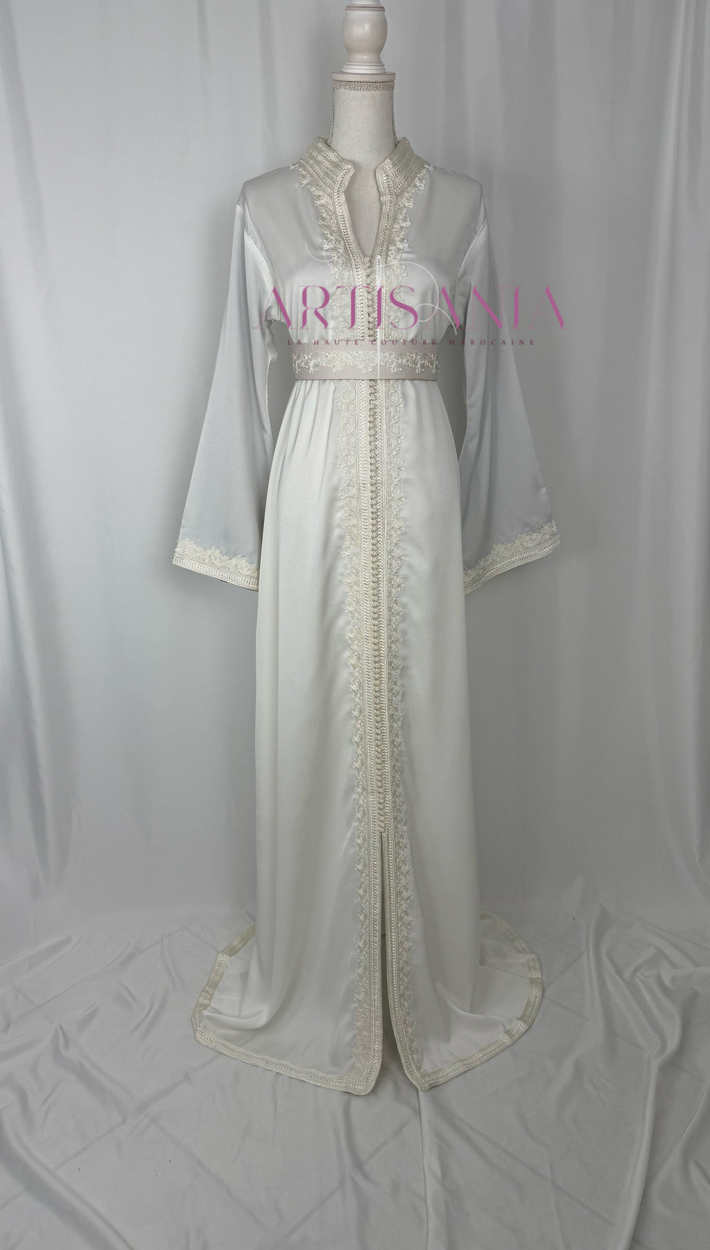 Caftan marocain  en drap de soie - modèle Nour🪡