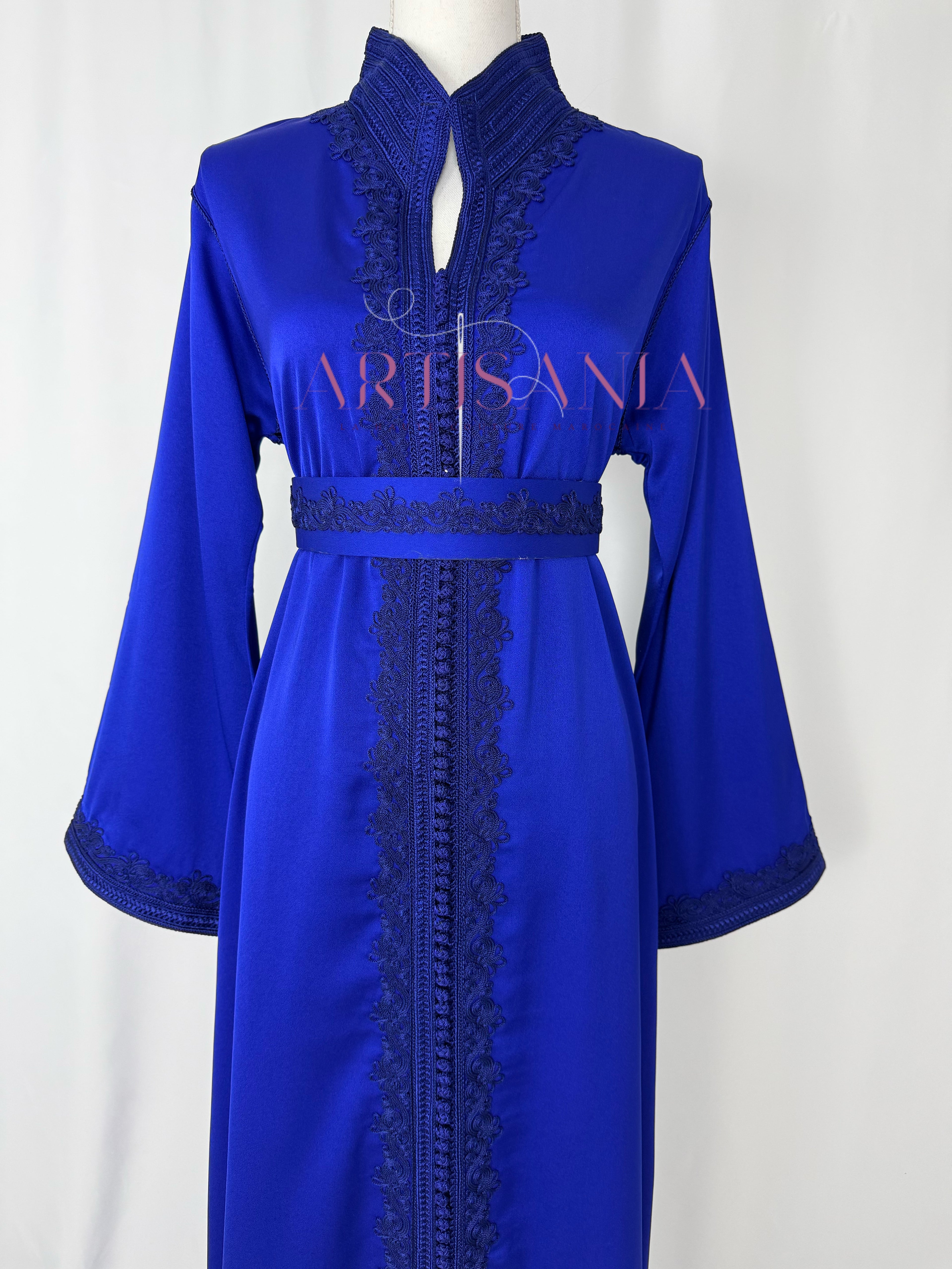 Caftan marocain  en drap de soie - modèle Nour🪡