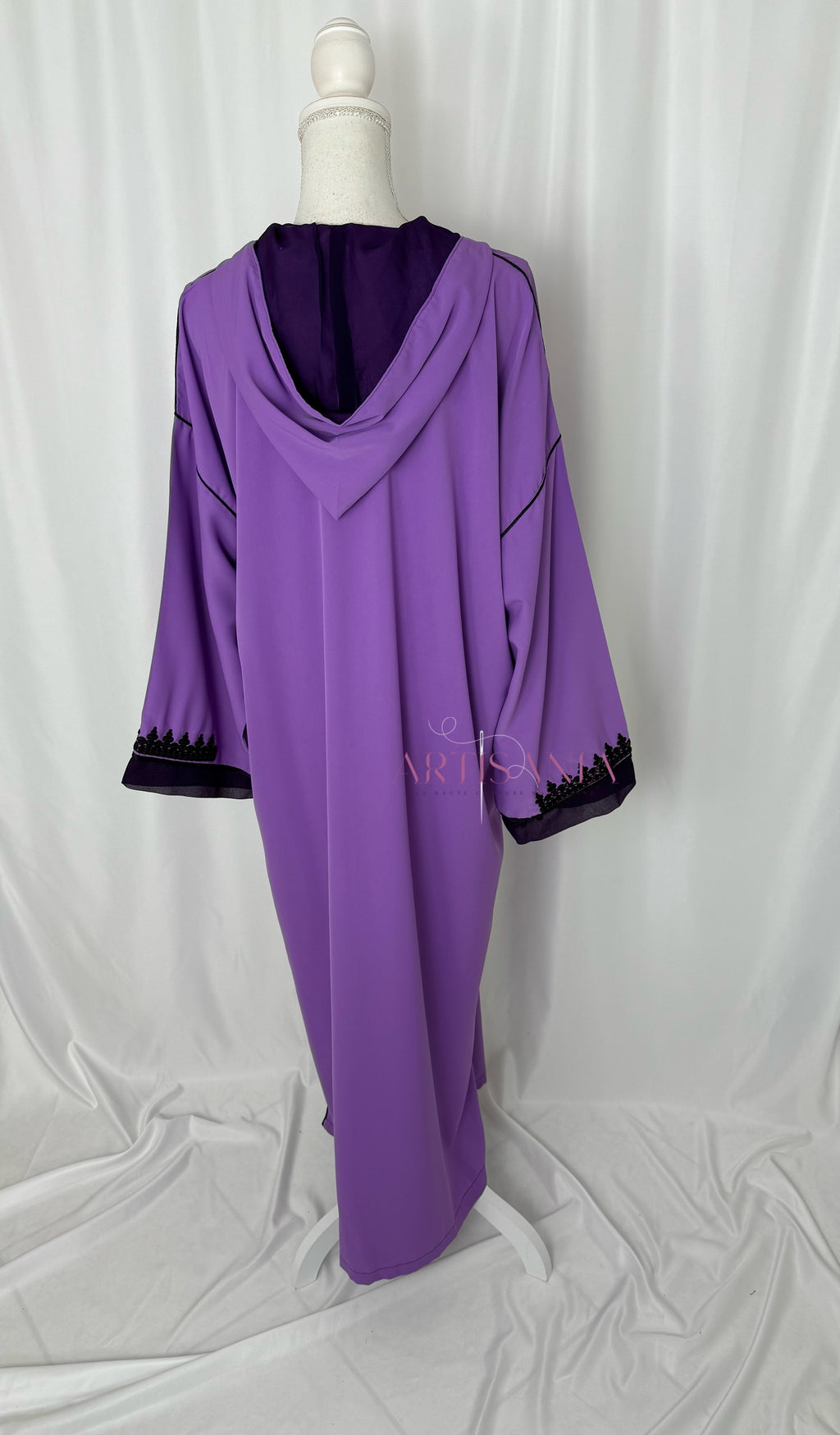 Jellaba marocaine une pièce - modèle Layal avec châle (offert)