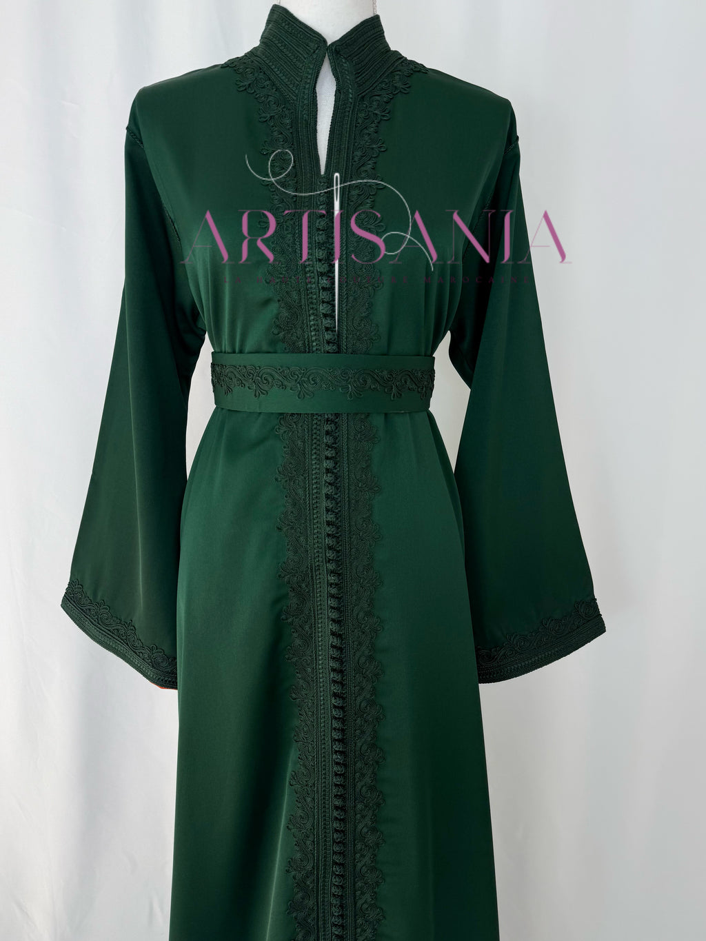 Caftan marocain  en drap de soie - modèle Nour🪡