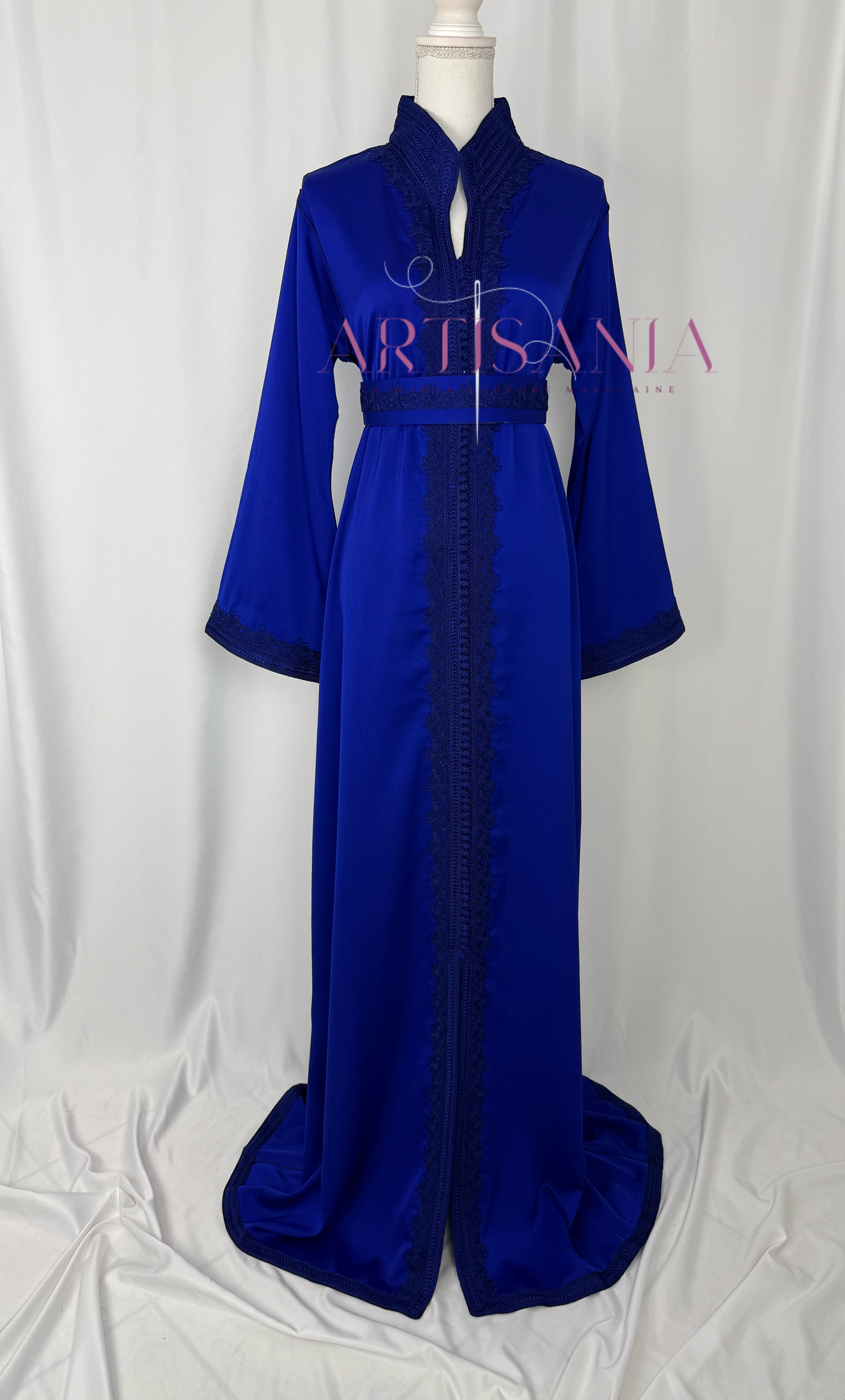 Caftan marocain  en drap de soie - modèle Nour🪡