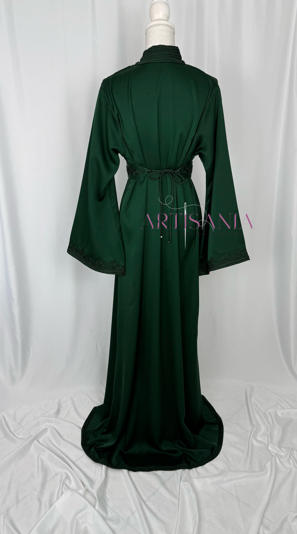 Caftan marocain  en drap de soie - modèle Nour🪡