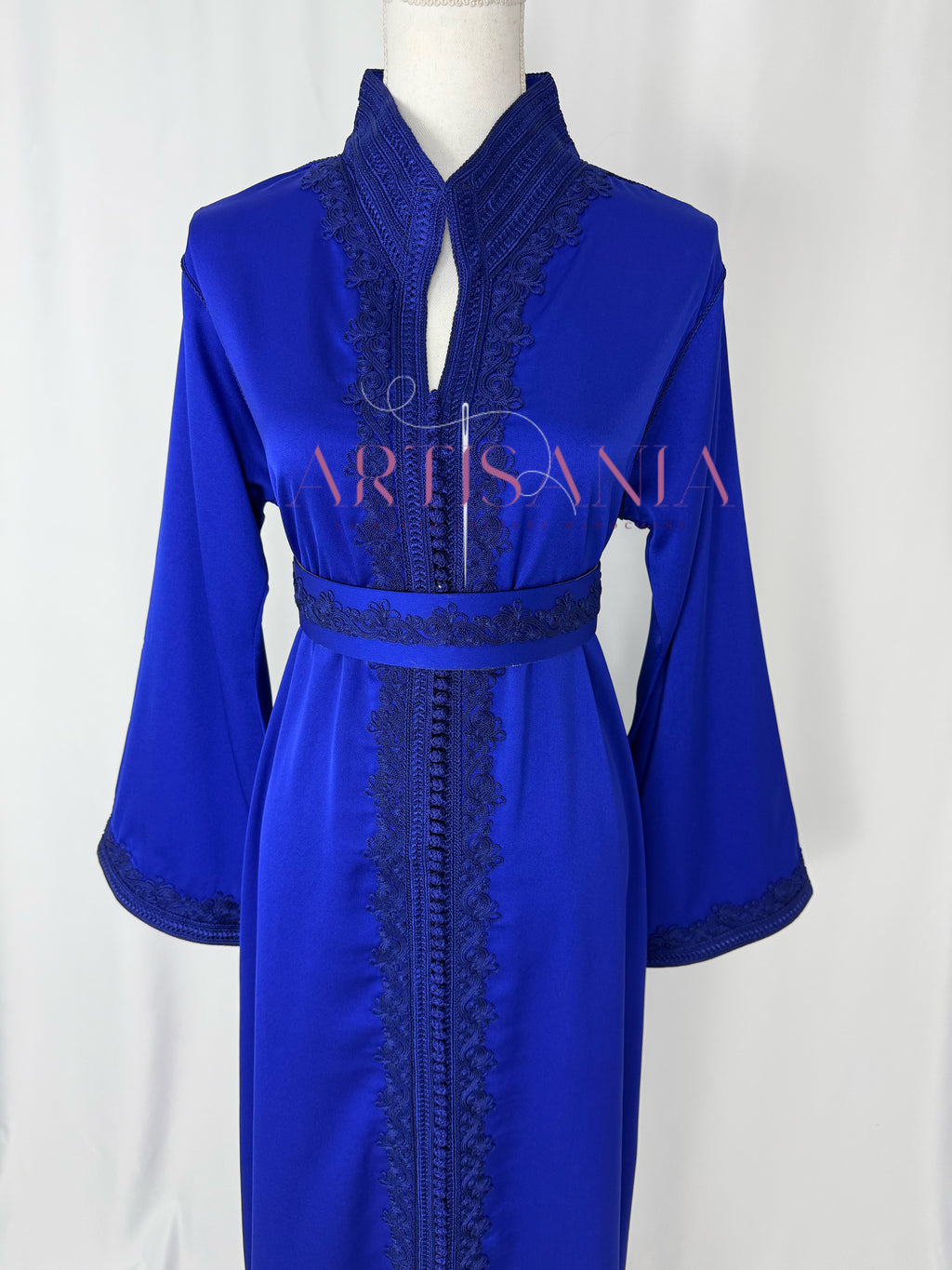 Caftan marocain  en drap de soie - modèle Nour🪡