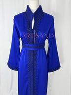 Caftan marocain  en drap de soie - modèle Nour🪡