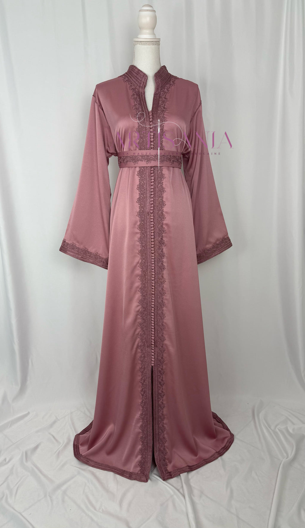 Caftan marocain  en drap de soie - modèle Nour🪡