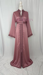 Caftan marocain  en drap de soie - modèle Nour🪡