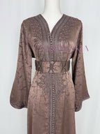 Caftan marocain modèle "Najwa" - tissu Kamkha collection Été 2026 ☀️