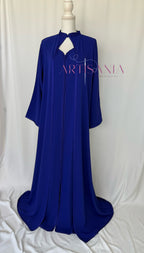Caftan marocain avec cape modèle Ihsanne – Élégance et légèreté