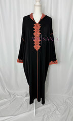 Jellaba marocaine une pièce - modèle Layal avec châle (offert)