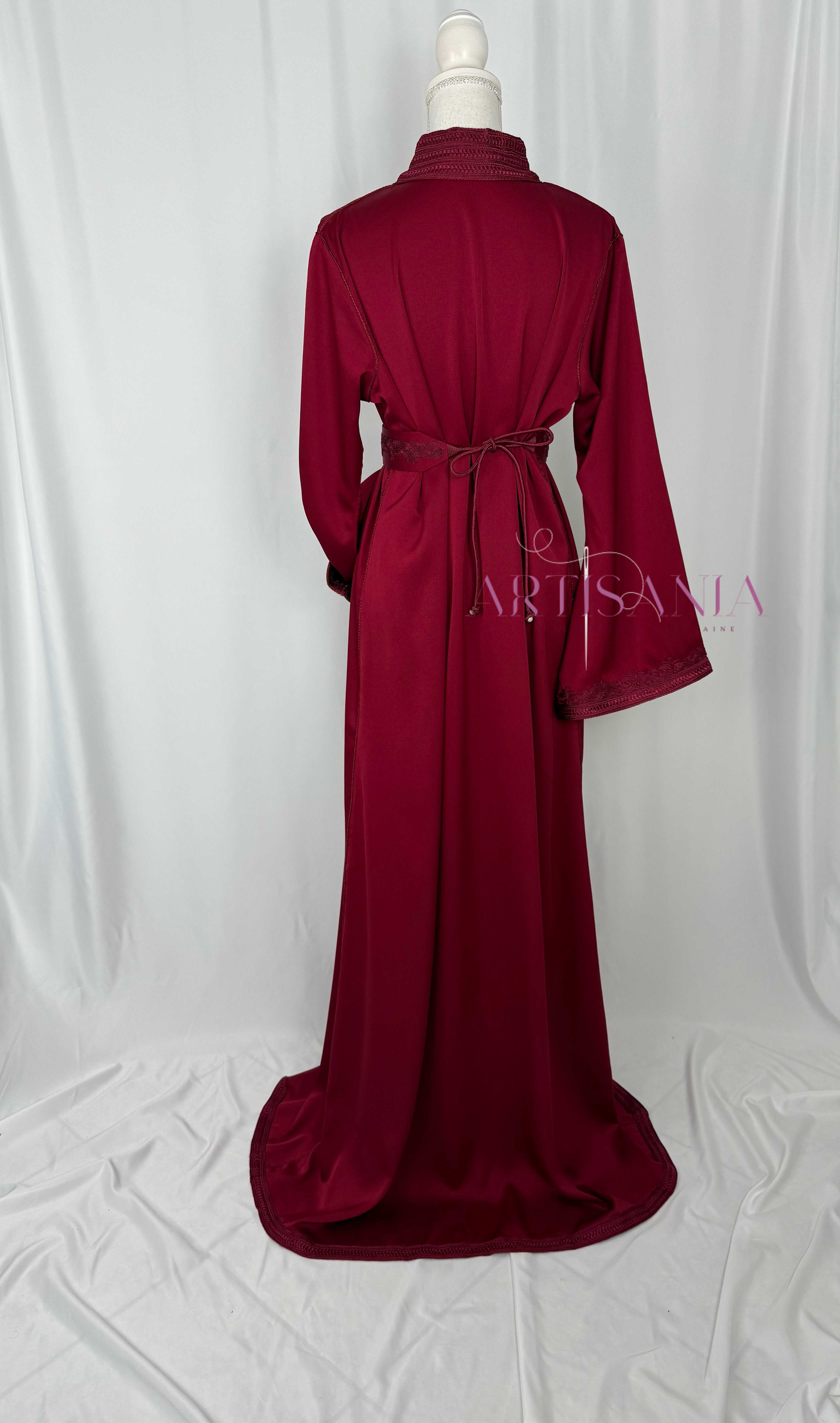 Caftan marocain  en drap de soie - modèle Nour🪡