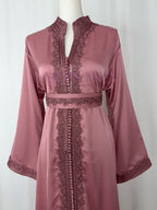 Caftan marocain  en drap de soie - modèle Nour🪡