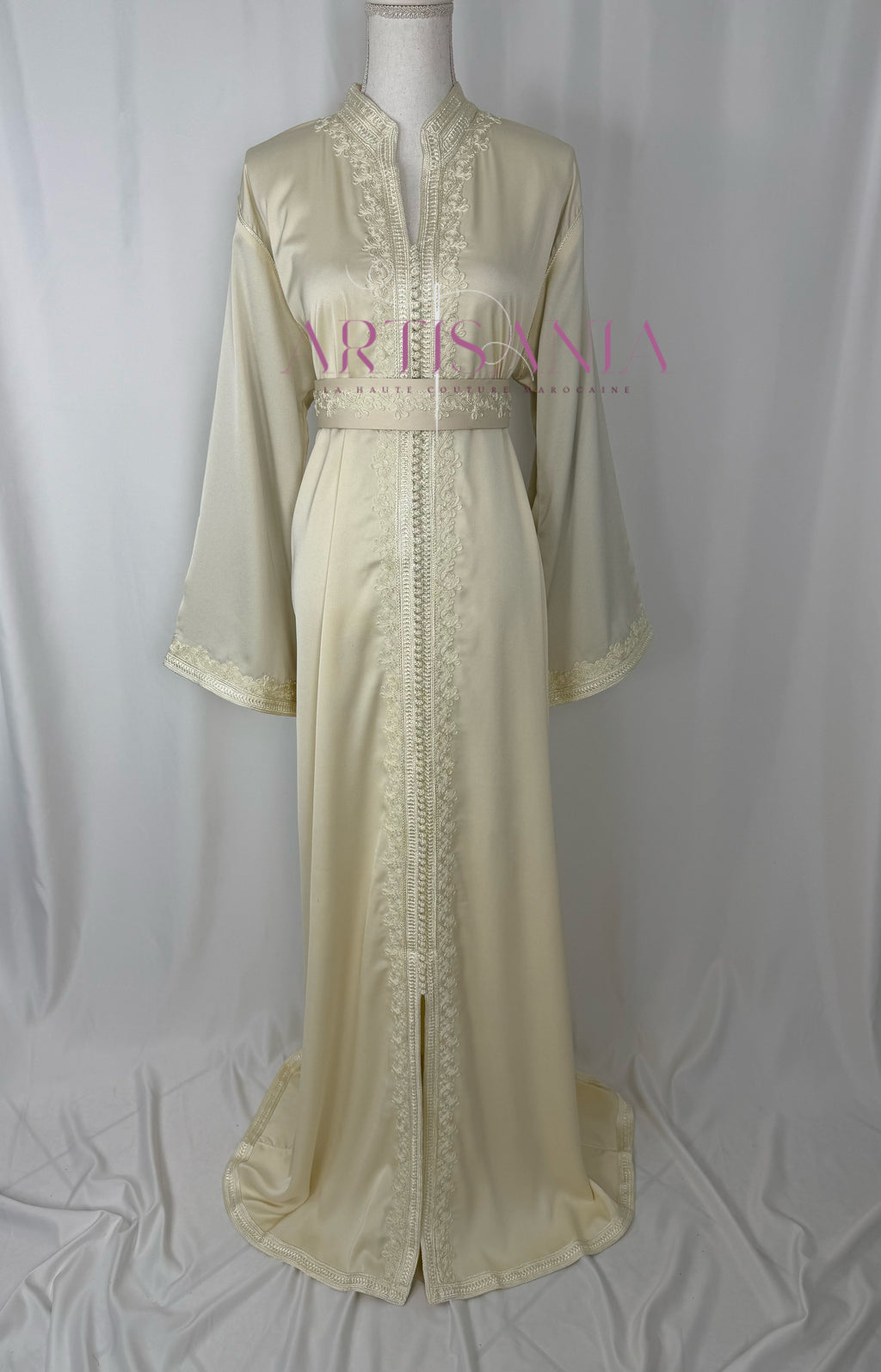 Caftan marocain  en drap de soie - modèle Nour🪡