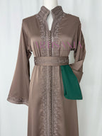 Caftan marocain  en drap de soie - modèle Nour🪡