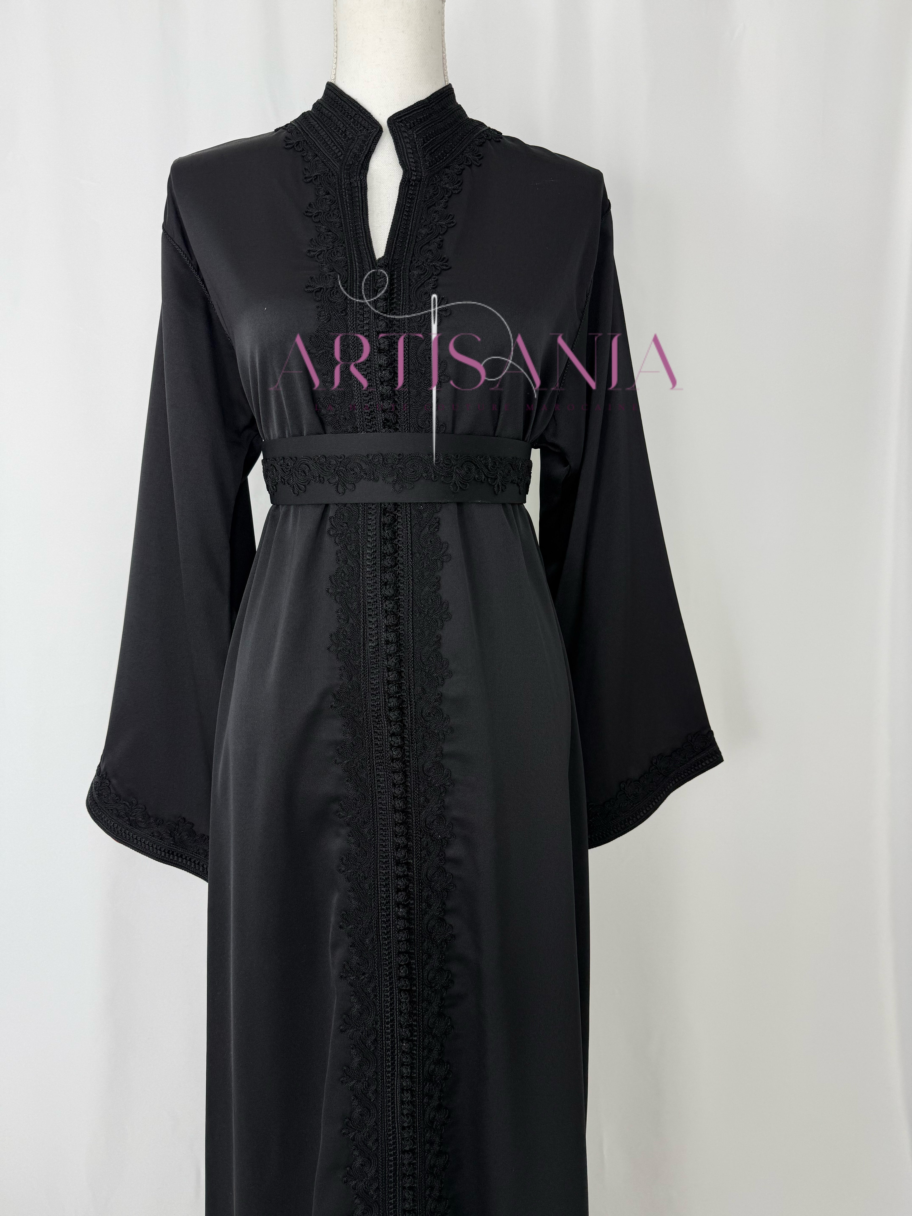 Caftan marocain  en drap de soie - modèle Nour🪡