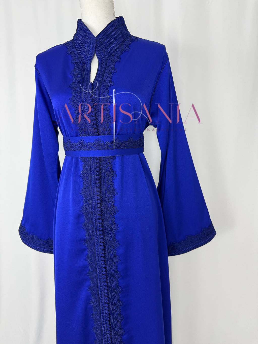 Caftan marocain  en drap de soie - modèle Nour🪡