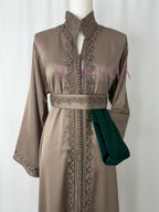 Caftan marocain  en drap de soie - modèle Nour🪡
