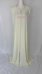 Caftan marocain avec cape modèle Ihsanne – Élégance et légèreté