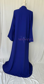 Caftan marocain avec cape modèle Ihsanne – Élégance et légèreté