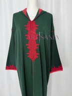 Jellaba marocaine une pièce - modèle Layal avec châle (offert)