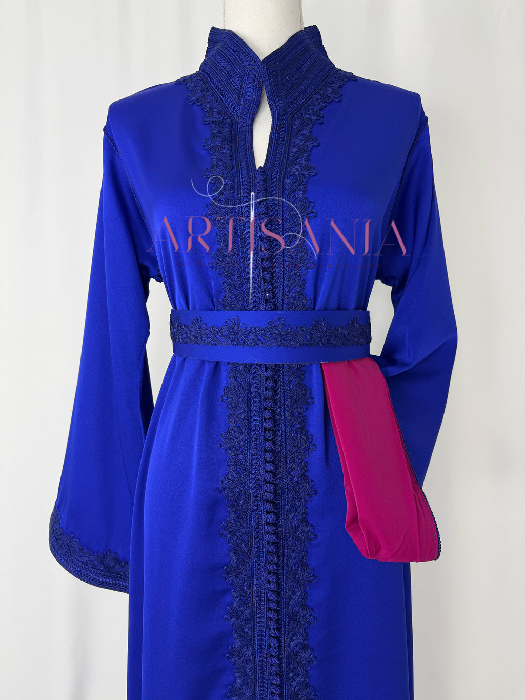 Caftan marocain  en drap de soie - modèle Nour🪡