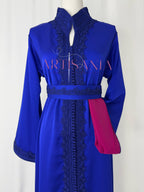 Caftan marocain  en drap de soie - modèle Nour🪡