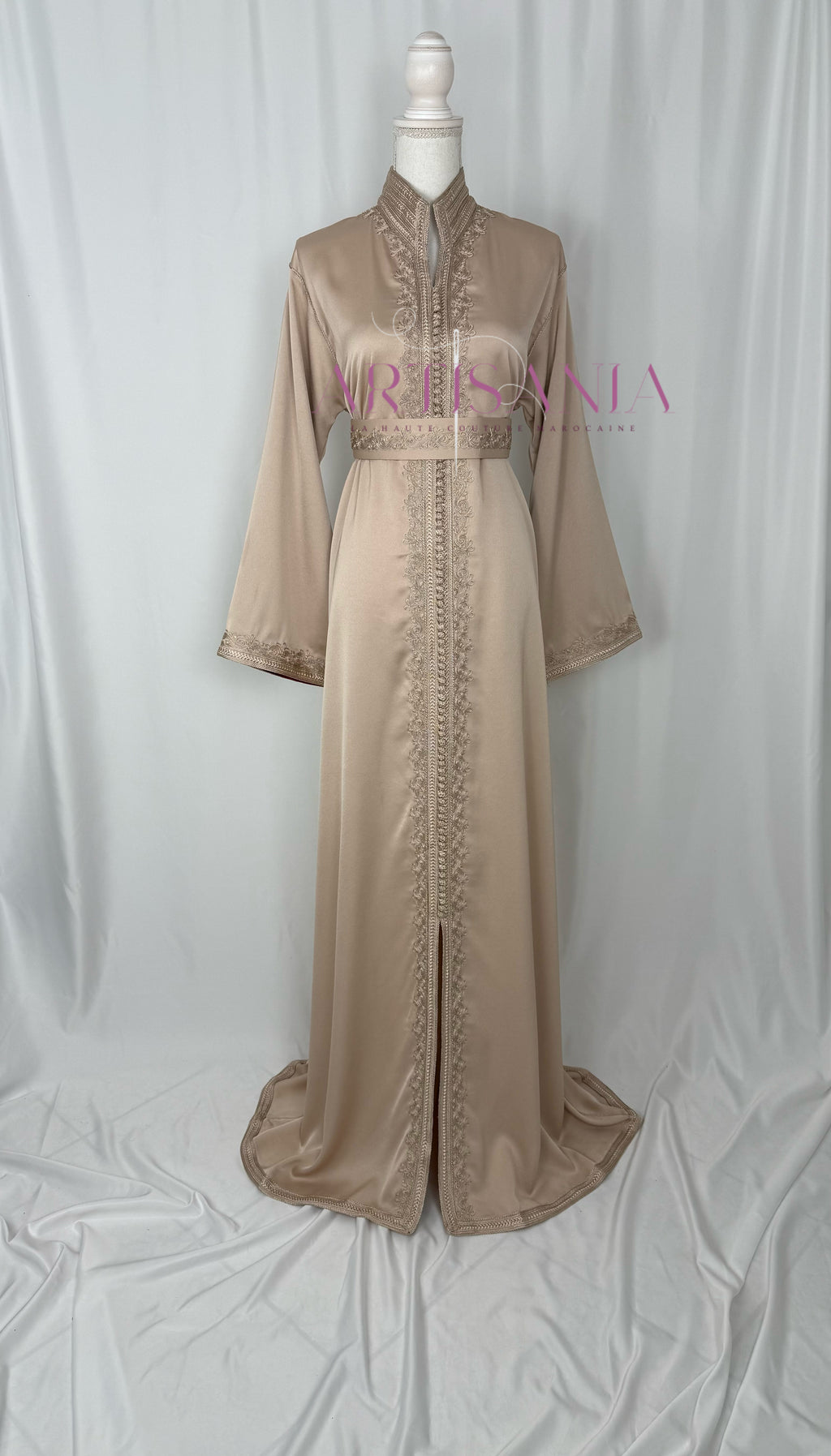 Caftan marocain  en drap de soie - modèle Nour🪡
